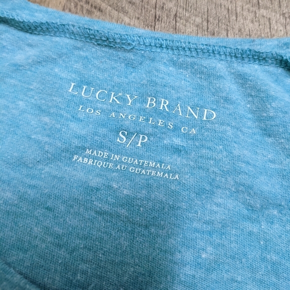 Lucky Brand Blue Tee Shirt - Picture 5 of 7